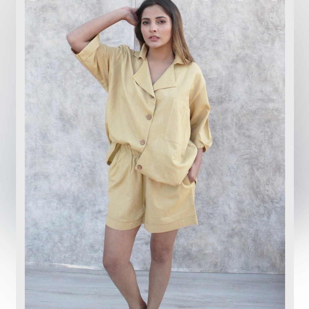 Linen Loungewear Set